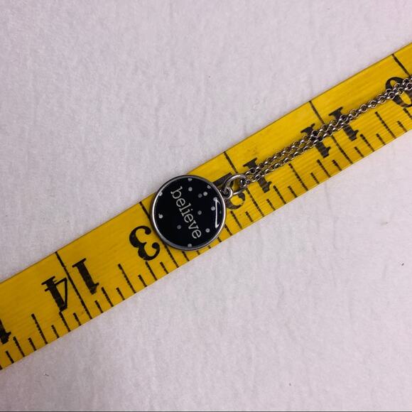 JK by Thirty-One necklace black Believe charm - Picture 9 of 9